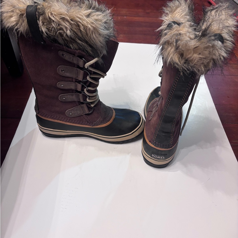 Sorel Cozy Chic Waterproof Duck Boots Faux Fur Winter Snow Boots | Size 9 - Picture 5 of 8